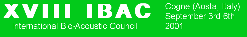 XVIII IBAC Banner